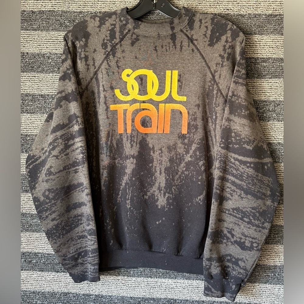 Vintage 80’s Soul Train TV Show Crewneck Sweatshirt Men’s Medium EUC